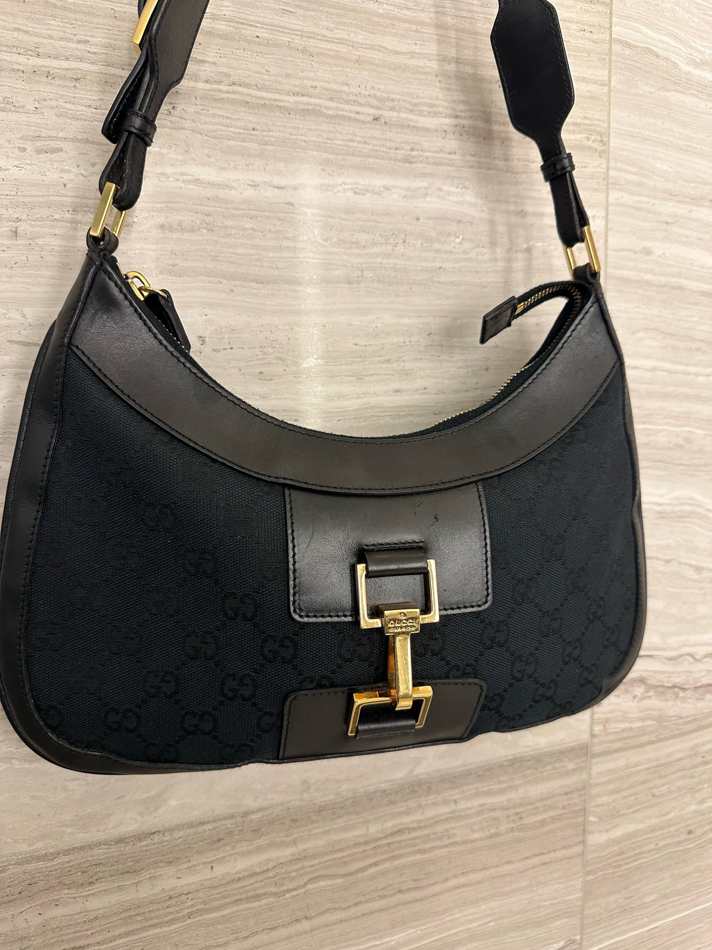 Vintage Gucci Black Jackie Bag