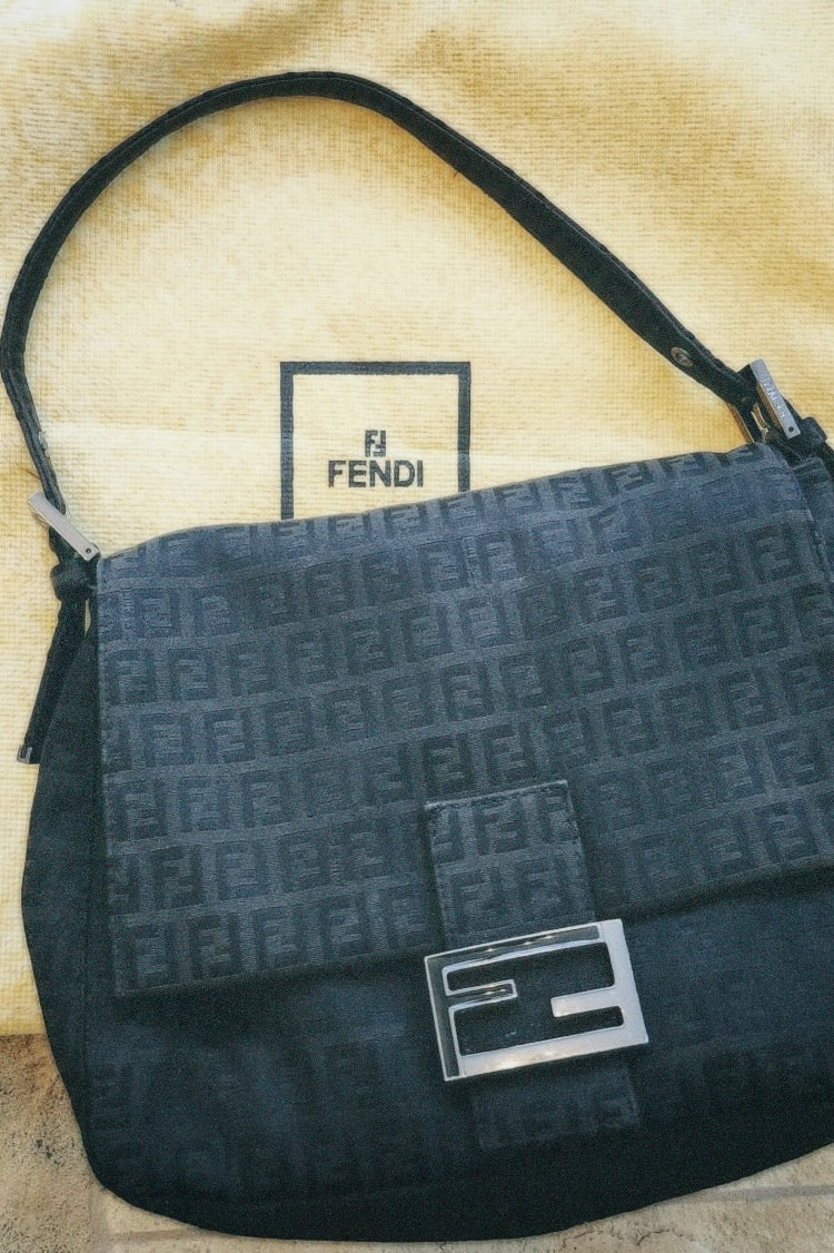 Vintage Fendi Zucchino Mama Bag