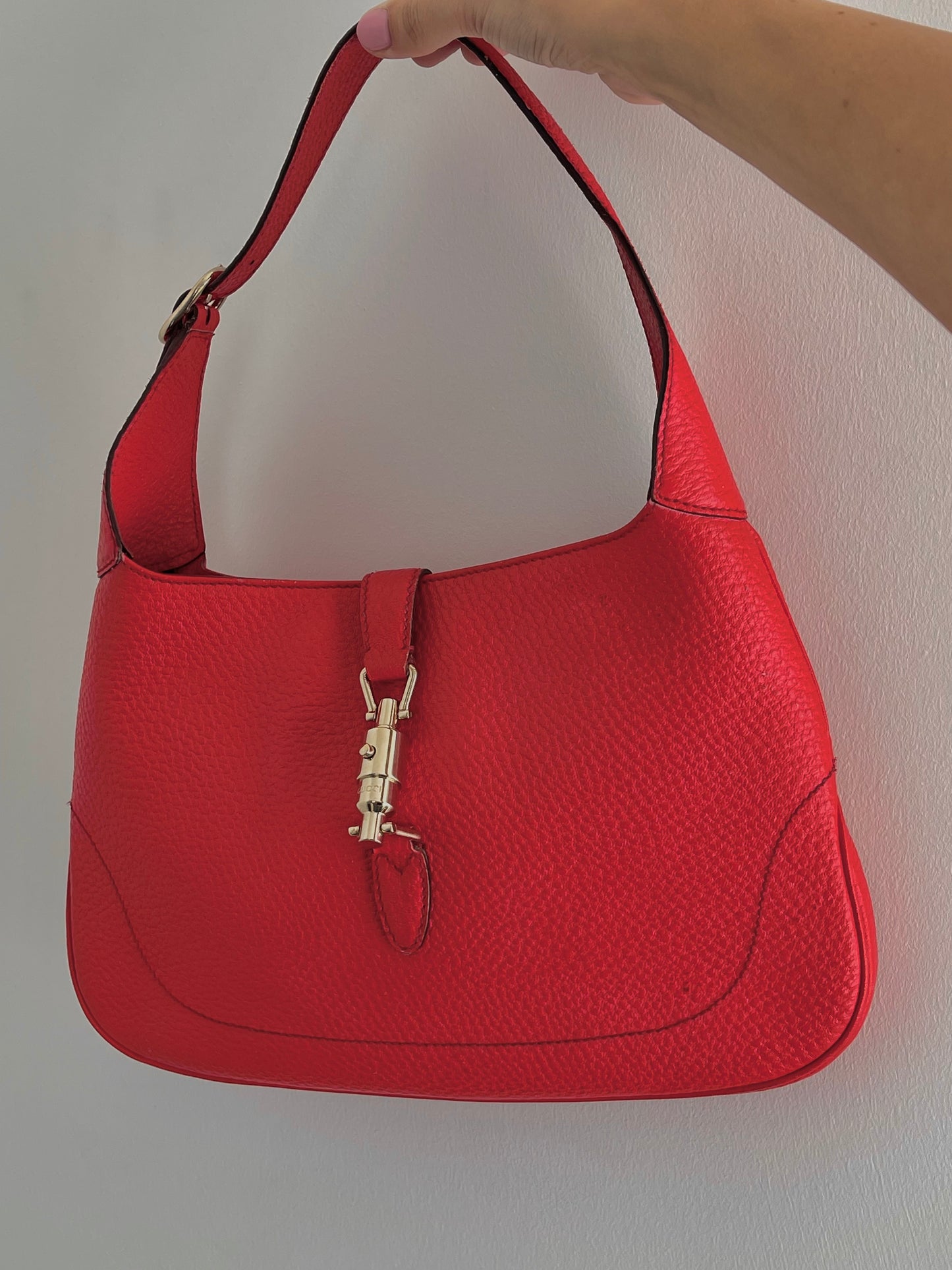 Vintage Gucci Red Jackie Bag