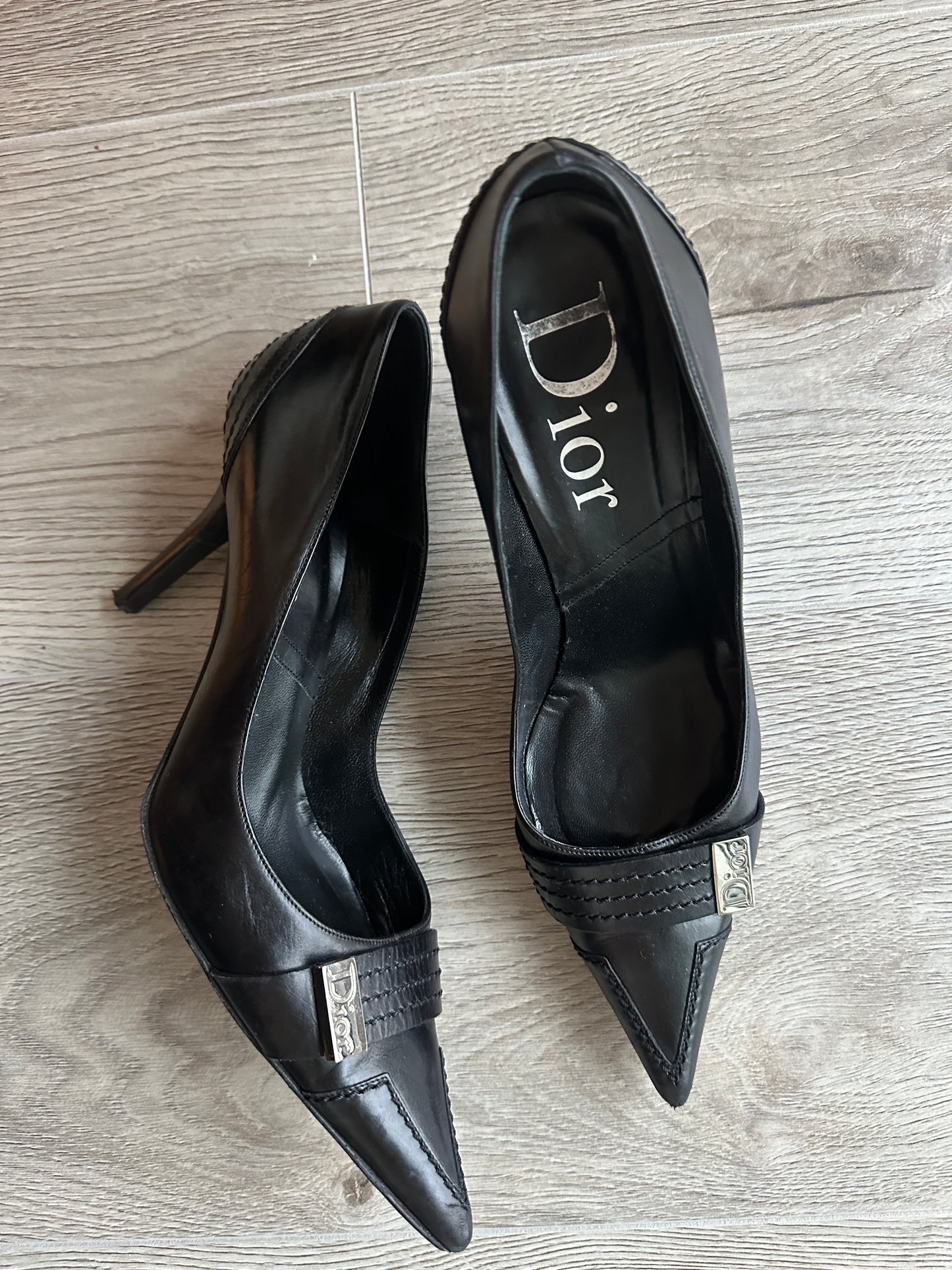 Vintage Dior Black Pumps