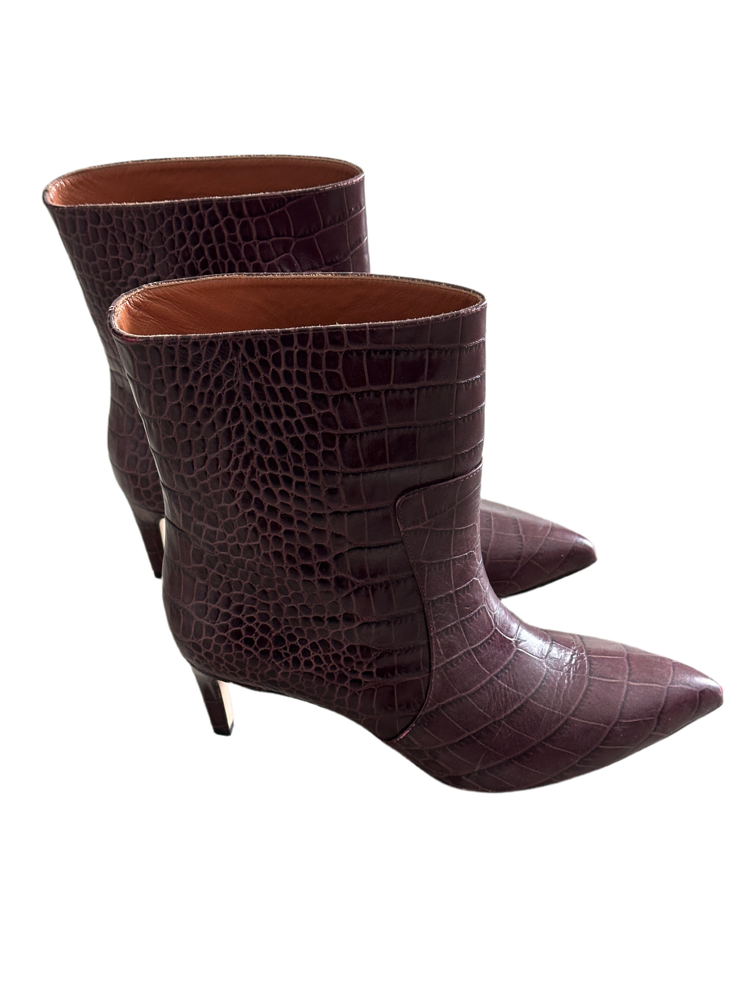 Paris Texas Croc Embossed Boots