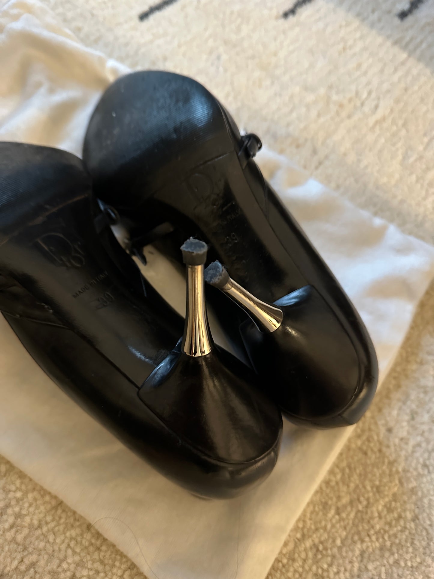 Vintage Dior Bondage Heels 39