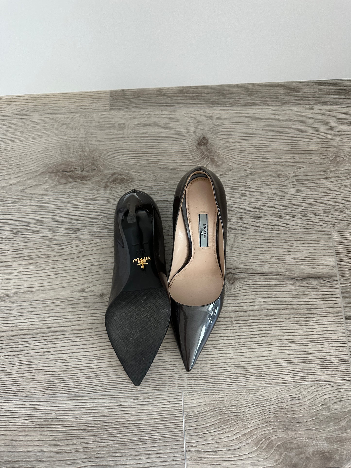 Prada Patent Pumps